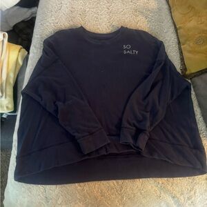 Woman’s Navy Aerie sweatshirt
